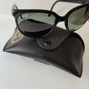 Authentic Ray Ban L0118 Cat Sunglasses Vintage 80s Made In France Unisex
